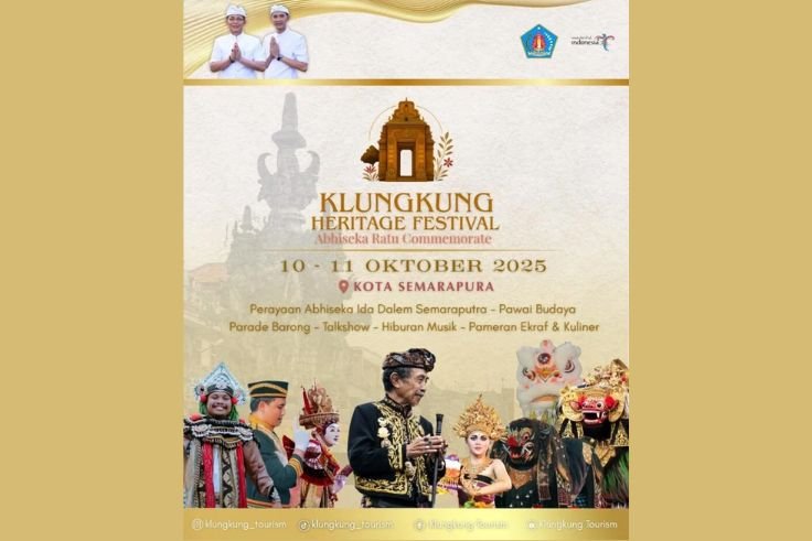 Klungkung Heritage Festival 2025, showcasing the royal heritage and artistic traditions of Gelgel and Kamasan cultures.