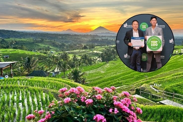 Jatiluwih received the Top 100 Green Destinations 2025 award.
