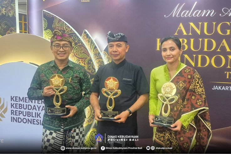 Bali receives four awards at the 2025 Indonesian Cultural Awards in Jakarta.