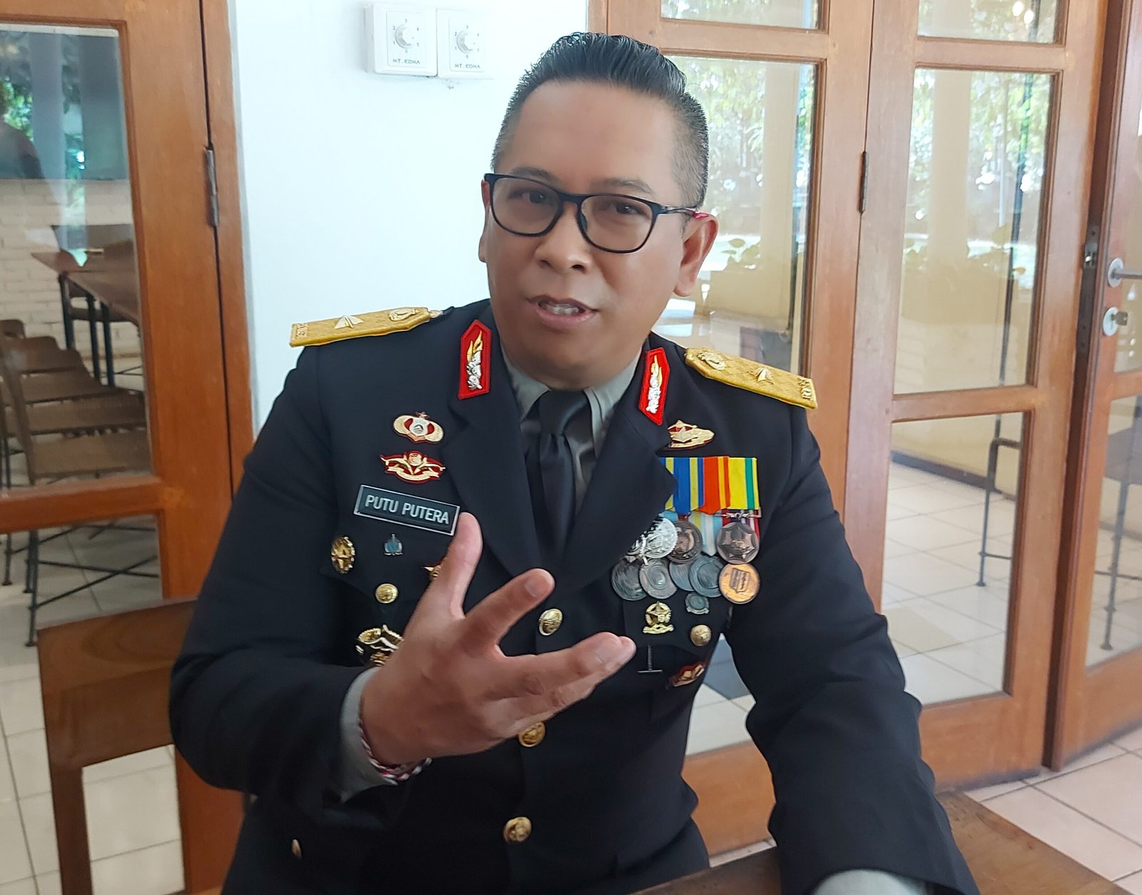 Head of BNN Bali, Brigjen. Pol. Dr. Putu Putera Sadana.