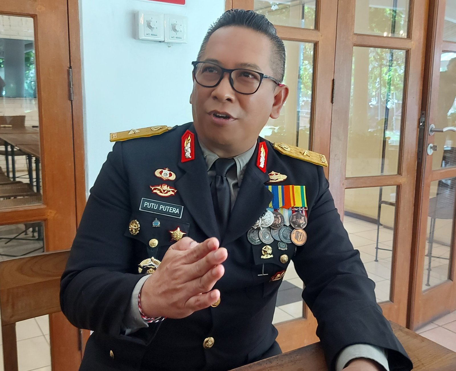 BNN Bali Chief Brigjen. Pol. Dr. Putu Putera Sadana.