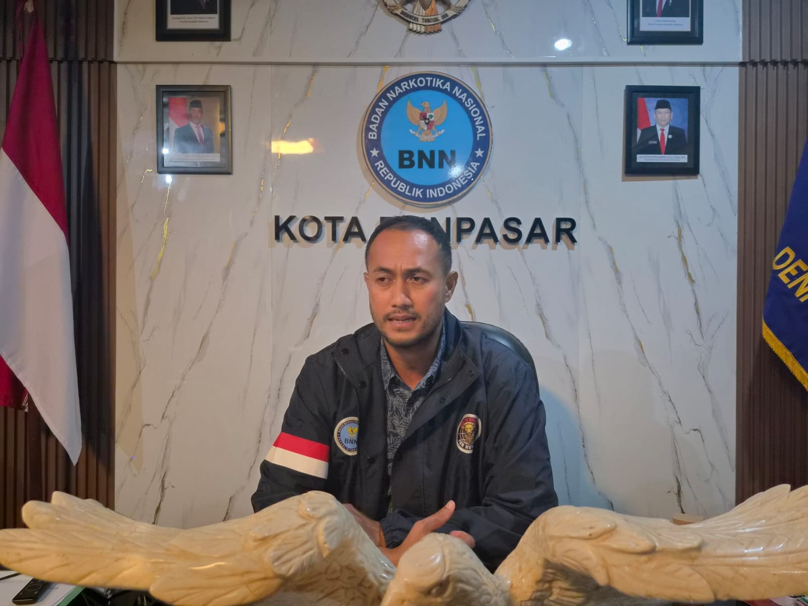 Head of Denpasar City BNN, Police Commissioner Leo Dedy Defretes, S.I.K., S.H., M.H.